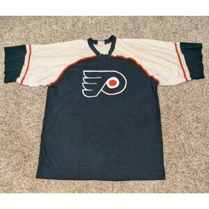 Vintage Philadelphia Flyers John LeClair #19 Shirt Mens 2XL 3XL 90s Y2K Hockey